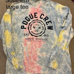 Simply Southern Pogue Crew Tie-Dye Shirt